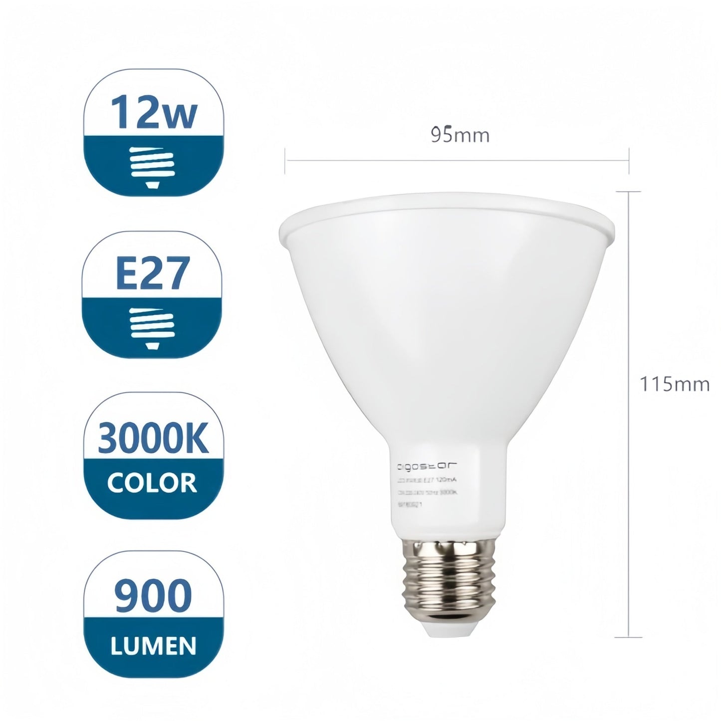 LED Žarulja PAR 12W 3000K