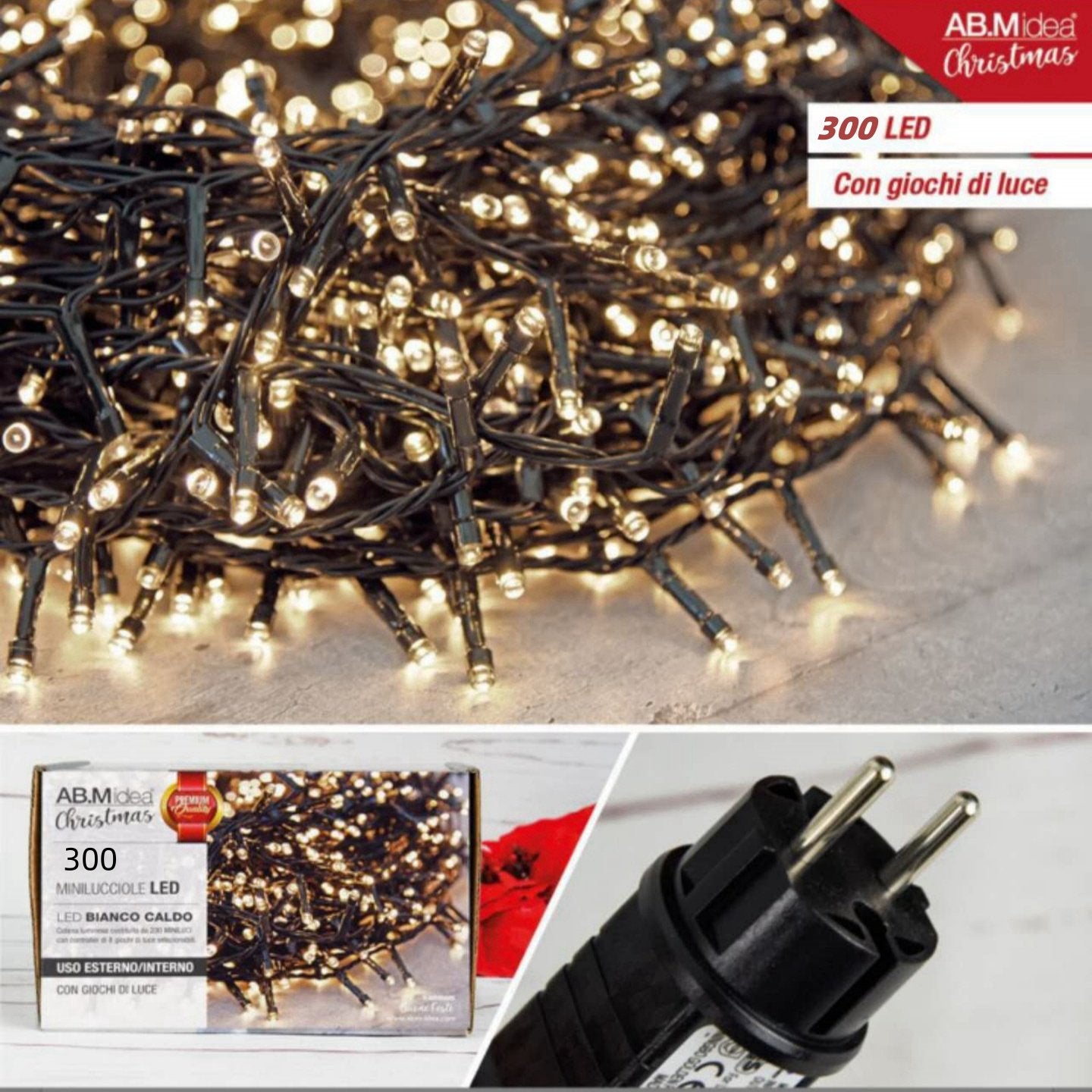 Božićne lampice 300 led